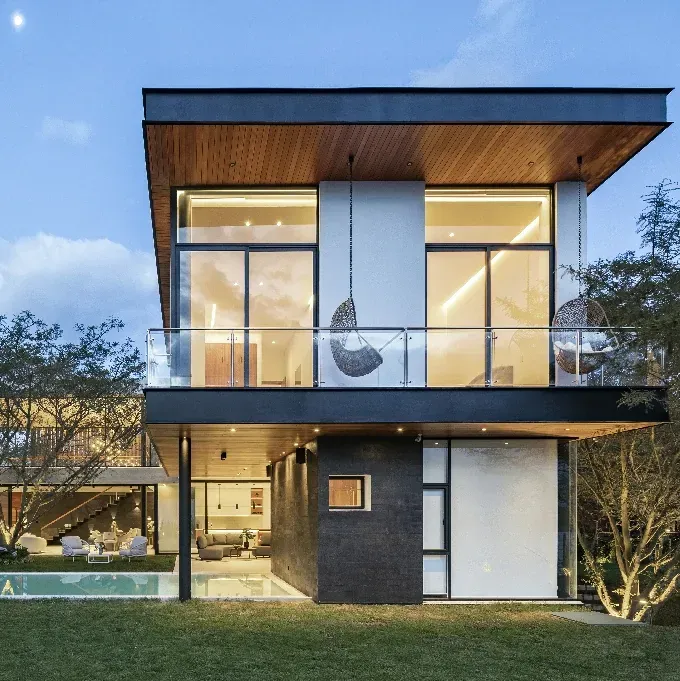 House Between Trees  